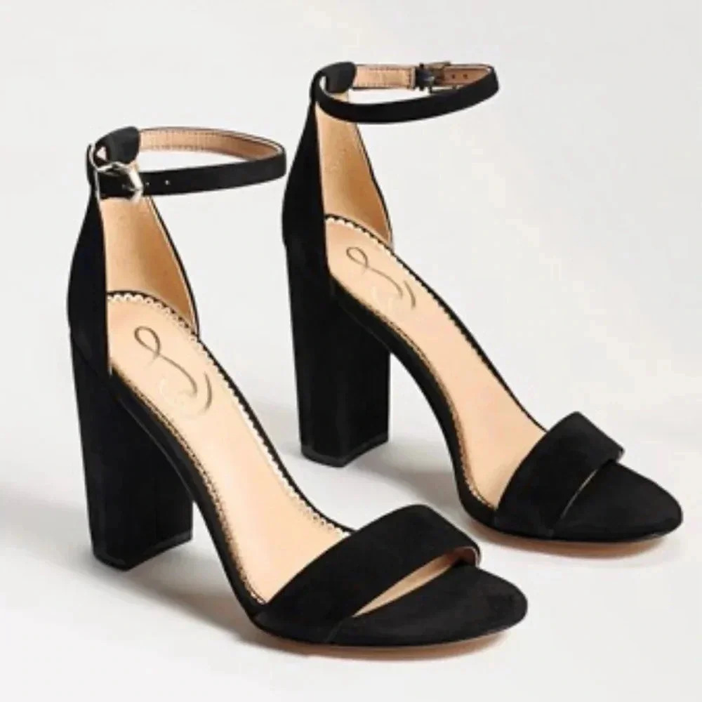 Sam Edelman Daniella block heel with straps black dress shoes women’s size 8.5